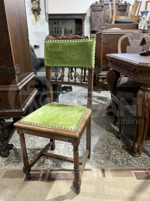 6 старинных дубовых стульев Тбилиси - изображение 1