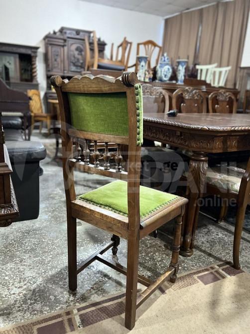 6 старинных дубовых стульев Тбилиси - изображение 2