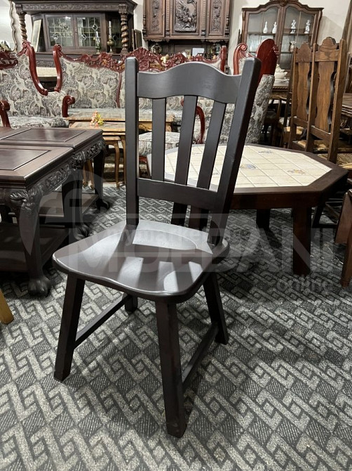 მასიური მუხის ხის 4 სკამი თბილისი - photo 1