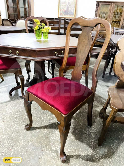 Cherry wood table and 4 chairs Tbilisi - photo 1