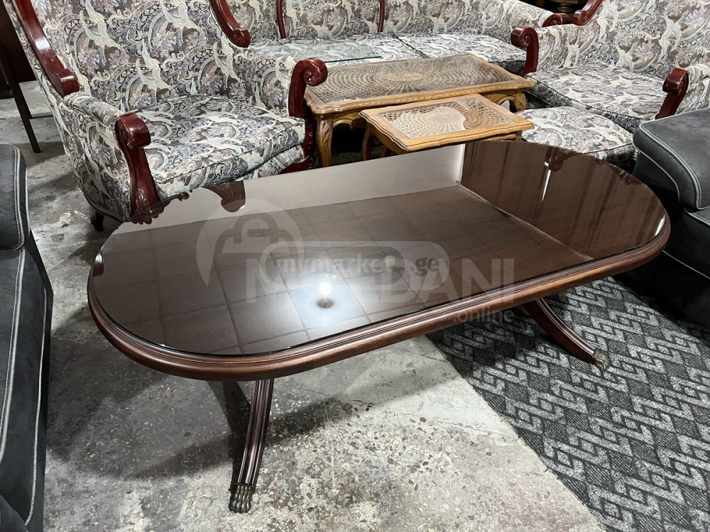 Mahogany wood magazine table Tbilisi - photo 3