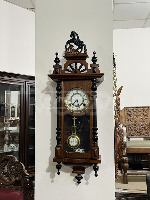 ანტიკვარული, ხის მექანიკური საათი თბილისი - photo 1