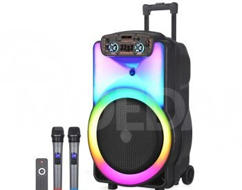 Динамик Bluetooth NDR с 2 беспроводными микрофонами Тбилиси - изображение 1