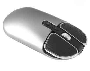 Mouse M203 Bluetooth+Rechargeable+Silent Silver თბილისი