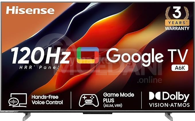 ტელევიზორი Hisenseბ 43A6K საკიდი საჩუქრად თბილისი - photo 3
