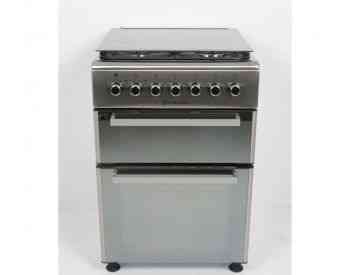 SALE!!!გაზქურა, ელექტროქურა EXCELLENCE 6400 INOX LUX DOUBLE თბილისი