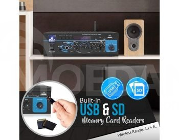 Pyle PTAU23 Mini 2x40W Stereo Power Amplifier sound amplifier Tbilisi - photo 4