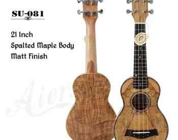 Aiersi SU081 Spalted Maple Ukulele უკულელე Тбилиси