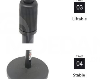 Aiersi M-210 Table Microphone Stand მიკროფონის მაგიდის სადგა თბილისი - photo 3