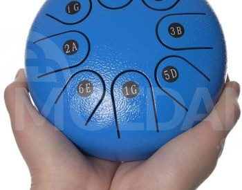 Tongue Drum Blue 6 Inch 8 Notes Tongue Drum, Handfan Tbilisi - photo 3