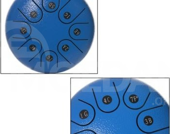 Tongue Drum Blue 6 Inch 8 Notes Tongue Drum, Handfan Tbilisi - photo 4