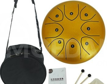Tongue Drum Green 8 Inch 8 Notes Tongue Drum, hand fan Tbilisi - photo 2