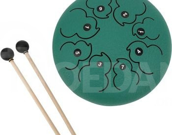 Tongue Drum Green 8 Inch 8 Notes Tongue Drum, hand fan Tbilisi - photo 5