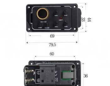 4 Марка гитарного звукоснимателя EQ KLT-10B, гитарного звукоснимателя, звукоснимателя Тбилиси - изображение 5
