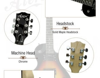Aiersi LP-19 BK Les Paul Electric Guitar electric guitar Tbilisi - photo 4