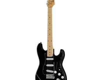 Harley Benton ST-57DG Black Tribute Strat Guitar ელექტრო Тбилиси