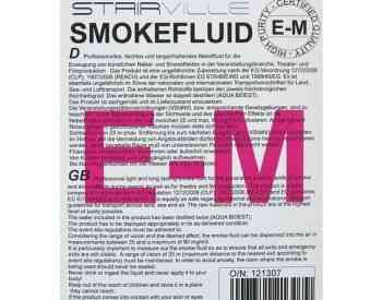 Stairville E-M Fluid 5l Fog Fluid ბოლის აპარატის სითხე Тбилиси