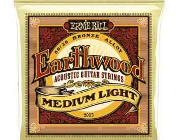 Ernie Ball 2003 Earthwood Bronze Acoustic Strings აკუსტიკური Тбилиси