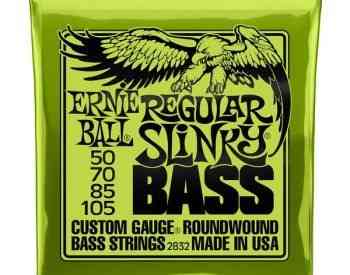 Ernie Ball 2832 Regular Slinky Bass Guitar Strings ბას გიტარ Тбилиси