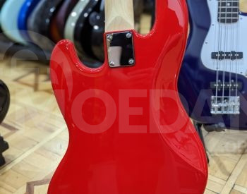 Jazz Bass Guitar, J Bass Jazz Bass, Bass Guitar Red Tbilisi - photo 5