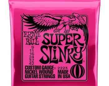 Ernie Ball 2223 Super Slinky Strings Set ელექტრო გიტარის სიმი თბილისი