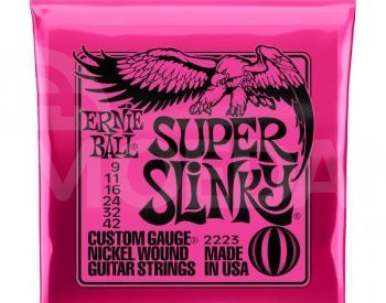 Набор струн Ernie Ball 2223 Super Slinky Струны для электрогитары Тбилиси - изображение 1