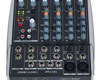 Behringer 802S 8-channel Analog Streaming Mixer აუდიო მიქსერ Тбилиси