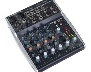 8-канальный аналоговый потоковый микшер Behringer 802S, аудиомикшер Тбилиси - изображение 4