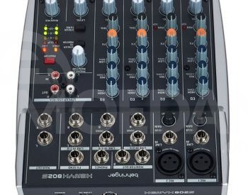 8-канальный аналоговый потоковый микшер Behringer 802S, аудиомикшер Тбилиси - изображение 1