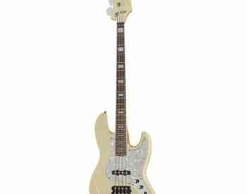 Harley Benton Enhanced MJ-4EB Creme Bass Guitar ბას გიტარა თბილისი