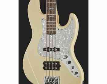 Harley Benton Enhanced MJ-4EB Creme Bass Guitar ბას გიტარა თბილისი