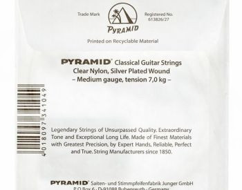 Pyramid D 4 Nylon Classic Guitar String კლასიკური გიტარის სიმები თბილისი - photo 2