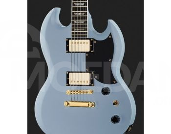 Harley Benton SG DC-LTD Gotoh Daphne Blue Электрогитара Тбилиси - изображение 6