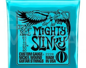 Ernie Ball 2228 Mighty Slinky Electric Guitar 8.5-40 Electric Tbilisi - photo 1