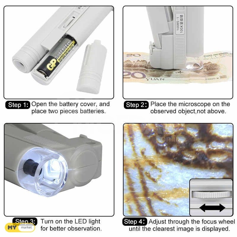 Microscope-magnifier 100× Tbilisi - photo 3