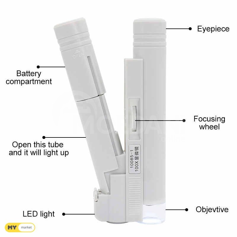 Microscope-magnifier 100× Tbilisi - photo 6