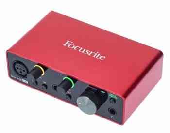 Focusrite Scarlett Solo 3rd Gen აუდიო ინტერფეისი ხმის ბარათი თბილისი