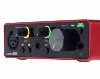 Focusrite Scarlett Solo 3rd Gen აუდიო ინტერფეისი ხმის ბარათი თბილისი