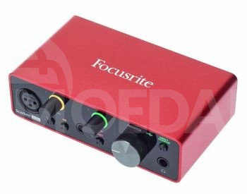 Звуковая карта Focusrite Scarlett Solo третьего поколения с аудиоинтерфейсом Тбилиси - изображение 1