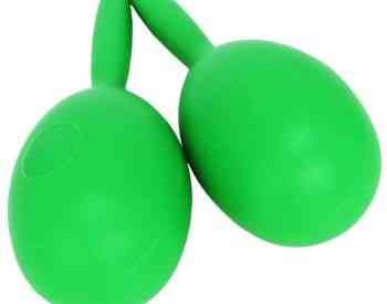 Plastic Maracas Red / Green Shaker მარაკასი წითელი / მწვანე თბილისი