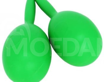 Plastic Maracas Red / Green Shaker მარაკასი წითელი / მწვანე თბილისი - photo 3