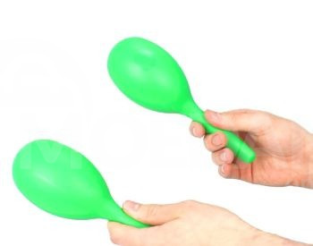 Пластиковые маракасы красный/зеленый Шейкерные маракасы красный/зеленый Тбилиси - изображение 5