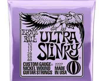 Ernie Ball 2227 Ultra Slinky Nickel Wound Electric Guitar Strings (10-48) ელექტრო გიტარის სიმები თბილისი