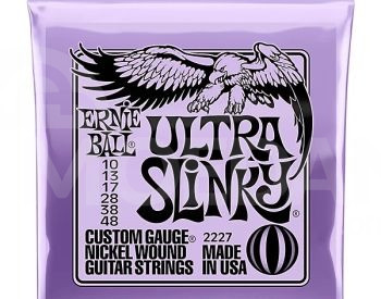 Струны для электрогитары Ernie Ball 2227 Ultra Slinky с никелевой обмоткой (10-48) Тбилиси - изображение 1