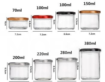 Glass jar 150 ml. Tbilisi - photo 1