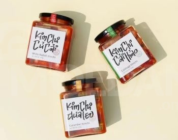 стеклянная банка 380 мл. (квадратная форма) Тбилиси - изображение 3