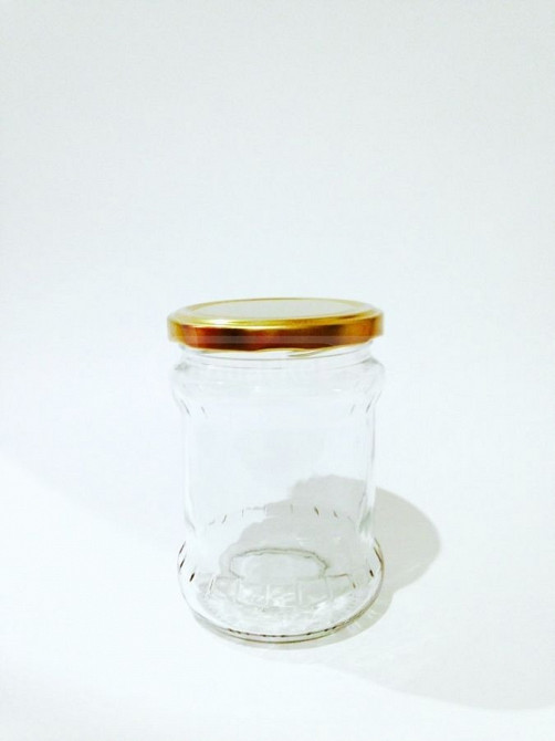 მინის ქილა 0.500მლ. ხრახნიანი თავსახურით თბილისი - photo 1