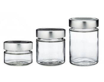 Стеклянная банка 75 мл. С высокой винтовой крышкой Тбилиси - изображение 3