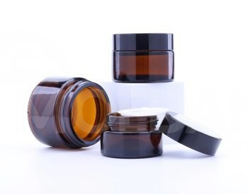 Стеклянная баночка темно-янтарного цвета для косметики емкостью 10 мл. Тбилиси - изображение 4