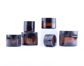 Стеклянная баночка темно-янтарного цвета для косметики емкостью 10 мл. Тбилиси - изображение 2